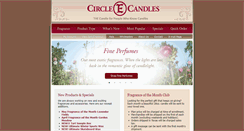 Desktop Screenshot of circleecandles.com